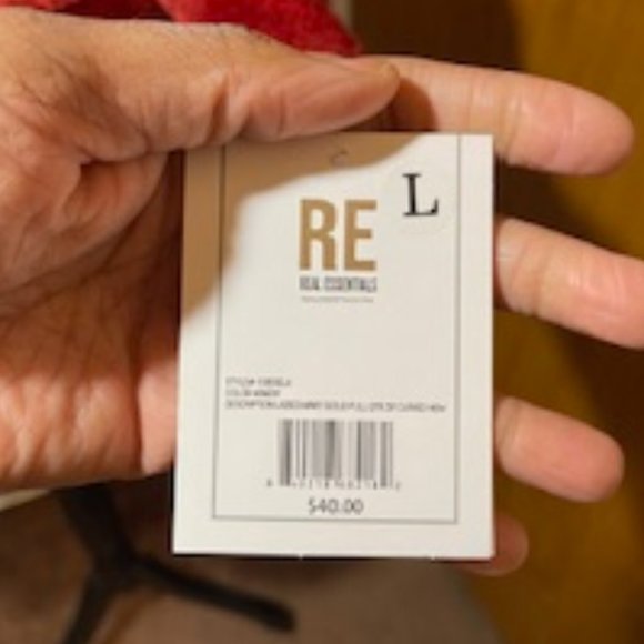 NWT, REAL ESSENTIALS SHERPA PULLOVER - Picture 6 of 6